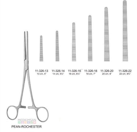 Hemostatik Pens | 160 mm | Rochester Pean Tipi
