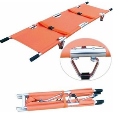 Dörde Katlanır Sedye | Pole Sedye | Sahra Tipi Sedye | 4'e Katlanır Sedye S-508A