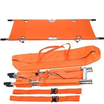 Dörde Katlanır Sedye | Pole Sedye | Sahra Tipi Sedye | 4'e Katlanır Sedye S-508A