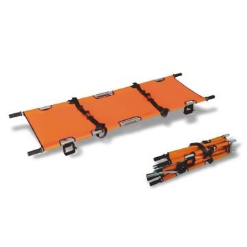 Dörde Katlanır Sedye | Pole Sedye | Sahra Tipi Sedye | 4'e Katlanır Sedye S-508A