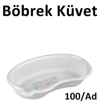 Böbrek Küveti Plastik | Kullan At | 100/Ad