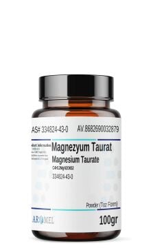 Aromel Magnezyum Taurinat | 100 gr | Magnesium Taurate