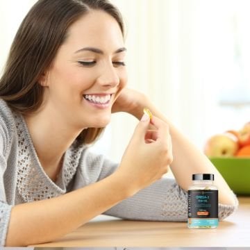 Aromel Omega 3 Balık Yağı | 90 ad Softgel | ‎1200 mg Yüksek Omega Kaynağı