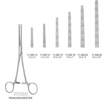 Hemostatik Pens | 160 mm | Rochester Pean Tipi
