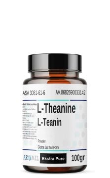 L-Theanine | 100 gr | ‎L-Teanin | Ekstra Saf Toz Form