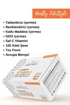 C Vitamini 100 Şase | Askorbik Asit | Alman Menşei | 100 gr Ekstra Saf