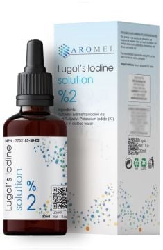 Aromel iyot Damlası %2 lik | 30 ml | lügol Damlalıklı Şişe | Lugol Çözeltisi %2 lik