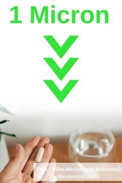 Zeolit Tozu Kapsül | 120 Adet | 1 Mikron Ultra Fine | MHA Zeolit , TMA Zeolit (Tribo-Mechanical Activated)