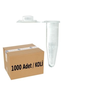 Eppendorf Tüpü 1,5 ml | 1000/Paket | Mikro Santrifüj Tüpü