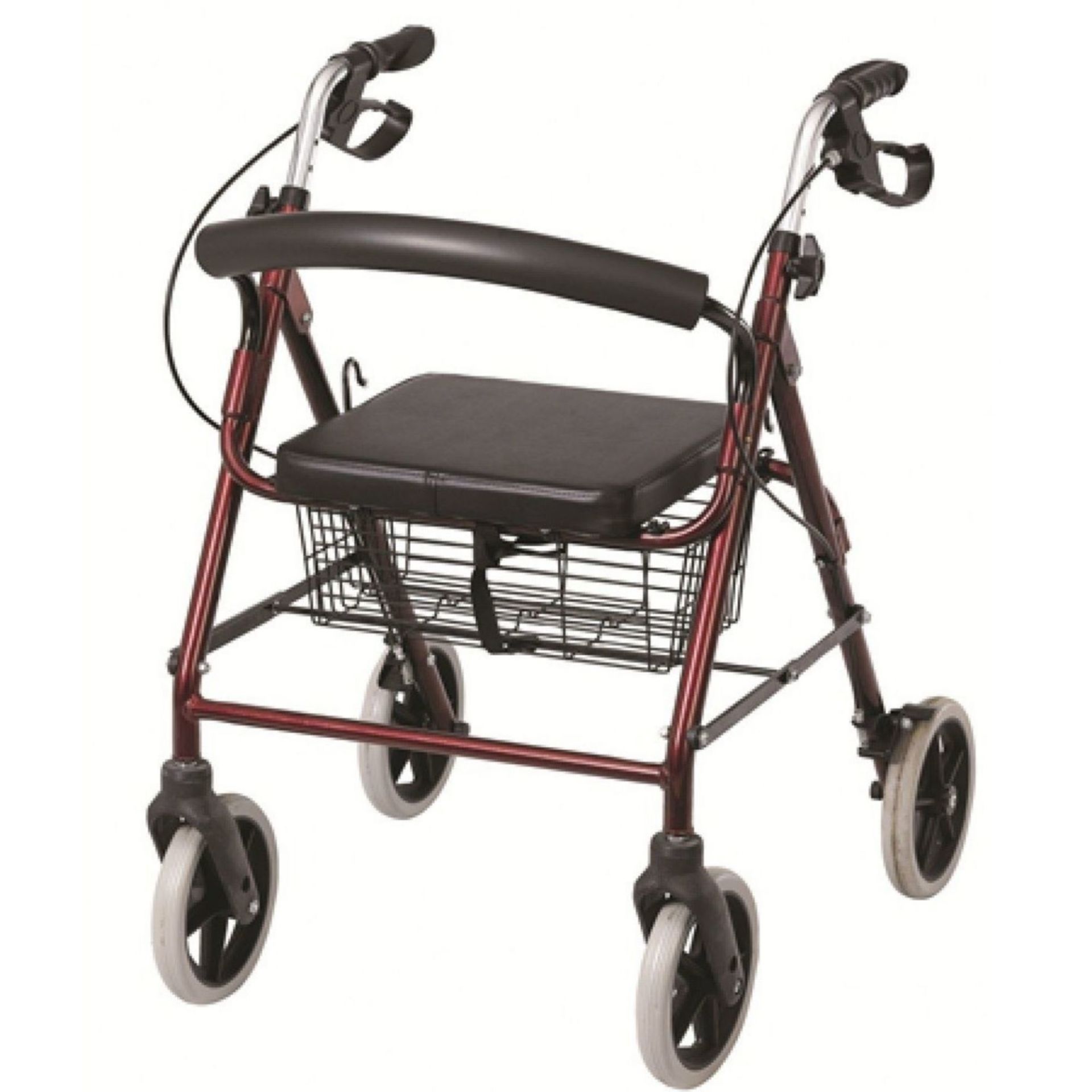 Rolatör | Rollator 4 Tekerli Oturaklı Yütüteç