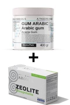 Zeolit 45 Şase | GUM Arabic 400 gr | MHA TMA Zeolit, GUM Arabik SET