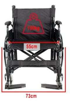 Çok Sağlam Tekerlekli Sandalye | Obez Kullanımına Uygundur