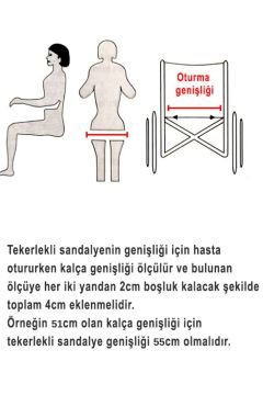 Çok Sağlam Tekerlekli Sandalye | Obez Kullanımına Uygundur