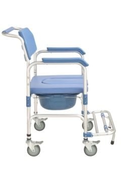 Banyo Sandalyesi | Tuvalet Sandalyesi | Klozetli Tekerlekli Sandalye | Ev içi Kullanılabilir