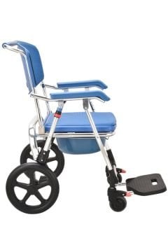 Banyo Sandalyesi | Tuvalet Sandalyesi | Klozetli Tekerlekli Sandalye | Dışarıda Kullanılır