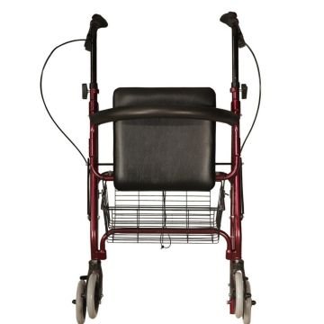 Rolatör | Tekerli Oturaklı Rolatör Yürüteç | Sepetli