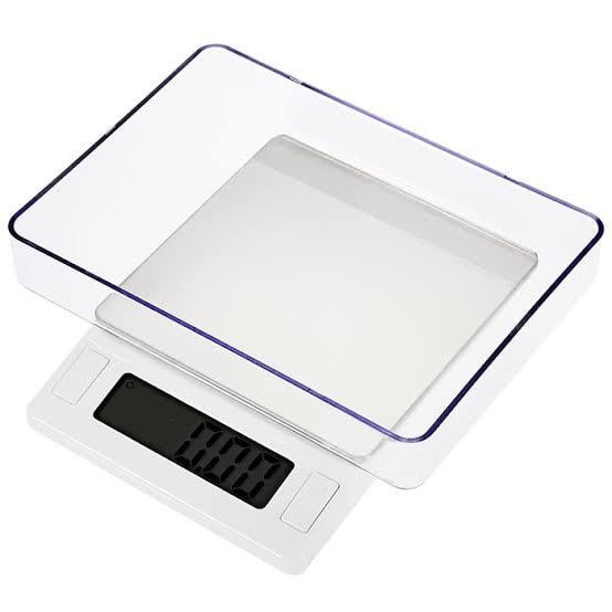 Hassas Terazi, 4kg/0.1gr Laboratuvar, Mutfak Terazisi Kare Model