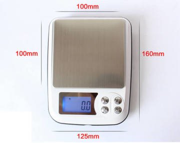 Hassas Terazi, 3Kg/0.1gr Laboratuvar, Mutfak Terazisi DM3 Model