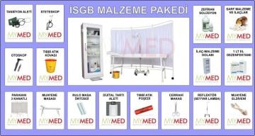 Revir Seti Large Pk. | Revir Odası Medikal Malzemeleri Paketi | işyeri Doktor Odası Seti