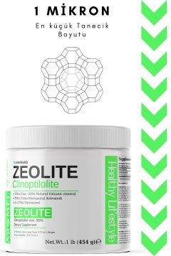Zeolit Tozu | 454 gr | Ultra Fine | Mikronize Aktif Zeolit, Clinoptilolite