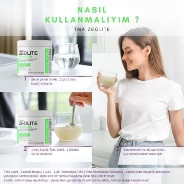 Zeolit Tozu | 454 gr | Ultra Fine | Mikronize Aktif Zeolit, Clinoptilolite