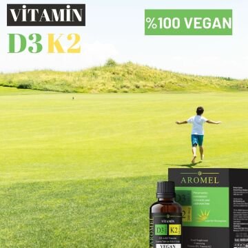 D3 K2 Vitamini  | Damlalıklı Kapak | D3 1000 IU + 200 mcg K2 Mix ,FDA