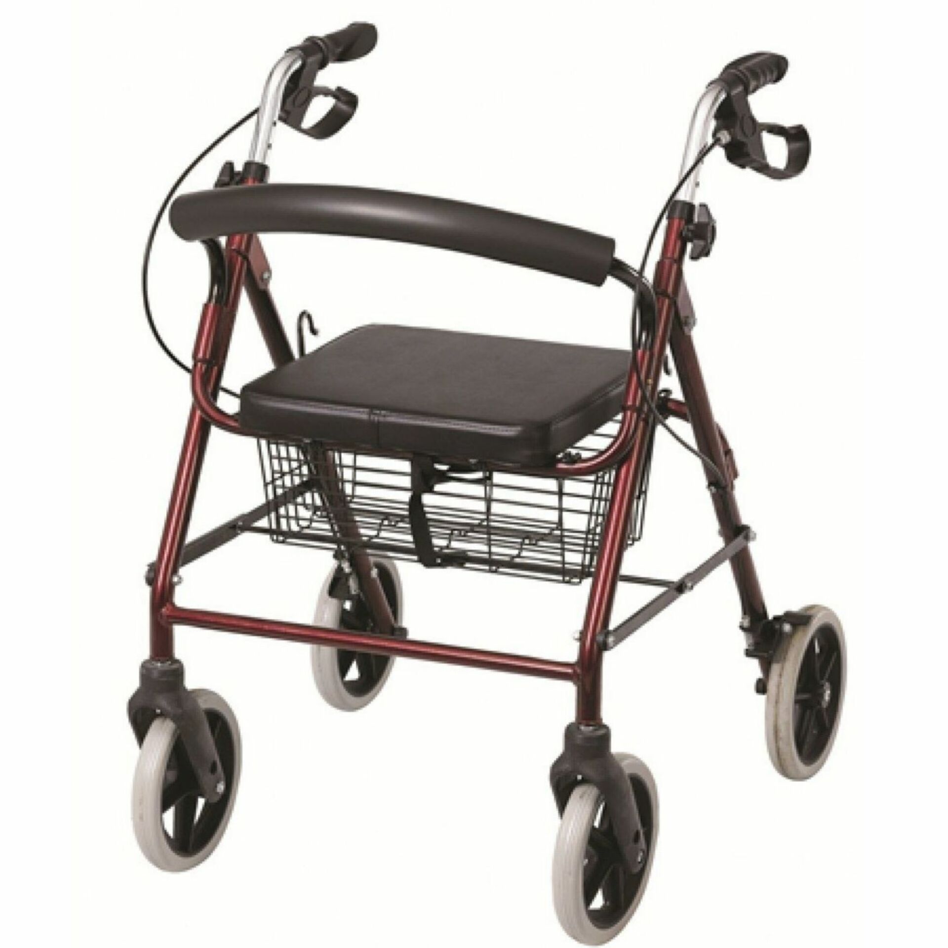 Rolatör | Tekerlekli Oturaklı Yürüteç Walker | Rollator Büyük Tekerlekli