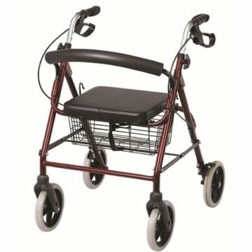 Rolatör | Tekerlekli Oturaklı Yürüteç Walker | Rollator Büyük Tekerlekli