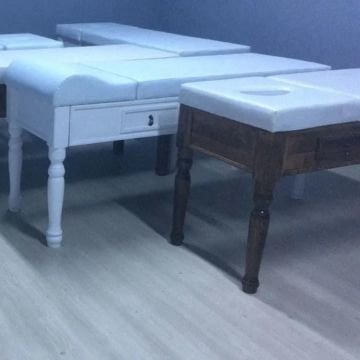Ahşap Masaj Masası | ÇEKMECELİ | Ahşap Spa Yatağı