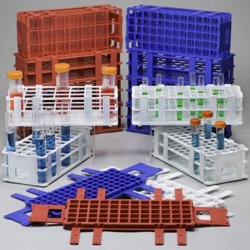 Plastik Tüplük 90 Gözlü | Falkon Tüpü Standı 90 Tüplük 13 mm