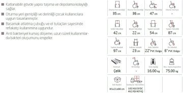 Golfi-2C Çocuk Tekerlekli Sandalye