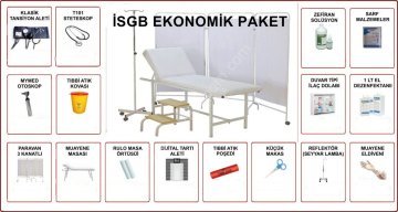 Revir Seti Eko Pk. | Revir Odası Seti | Sağlık Malzemeleri Seti | Doktor Odası Seti