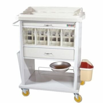 ilaç Dağıtım Arabası | Pansuman Arabası | Çekmeceli Acil Arabası