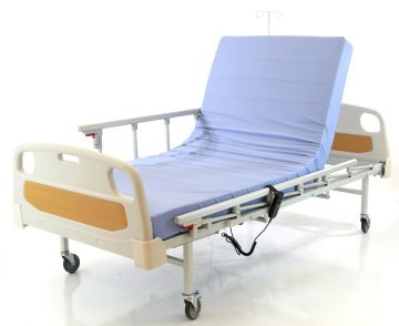 2 Motorlu Hasta Karyolası | Silinebilir Başlıklı | Tabanca Korkuluklu