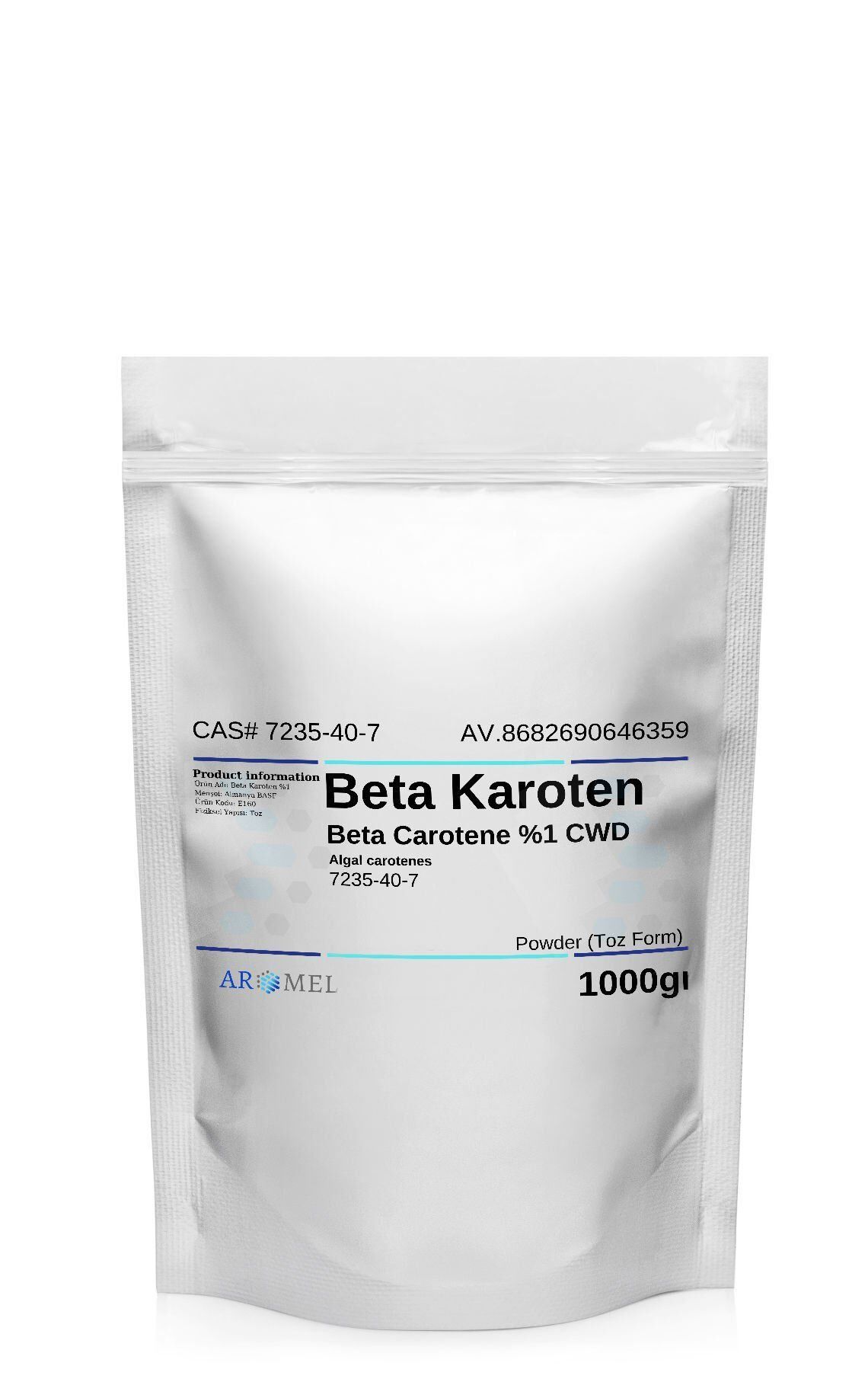 Aromel Beta Karoten | 1000 gr | Beta Carotene %1 CWD