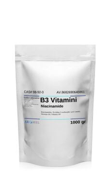 Aromel B3 Vitamini Niyasin | 1 Kg | Niacinamid Form