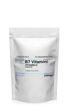 Aromel B7 Vitamini Biyotin | 1 Kg | H Vitamini D-BIOTIN %100 lük