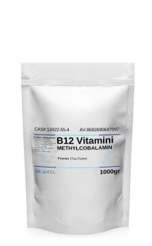 Aromel B12 Vitamini kobalamin | 1 Kg | cobalamin