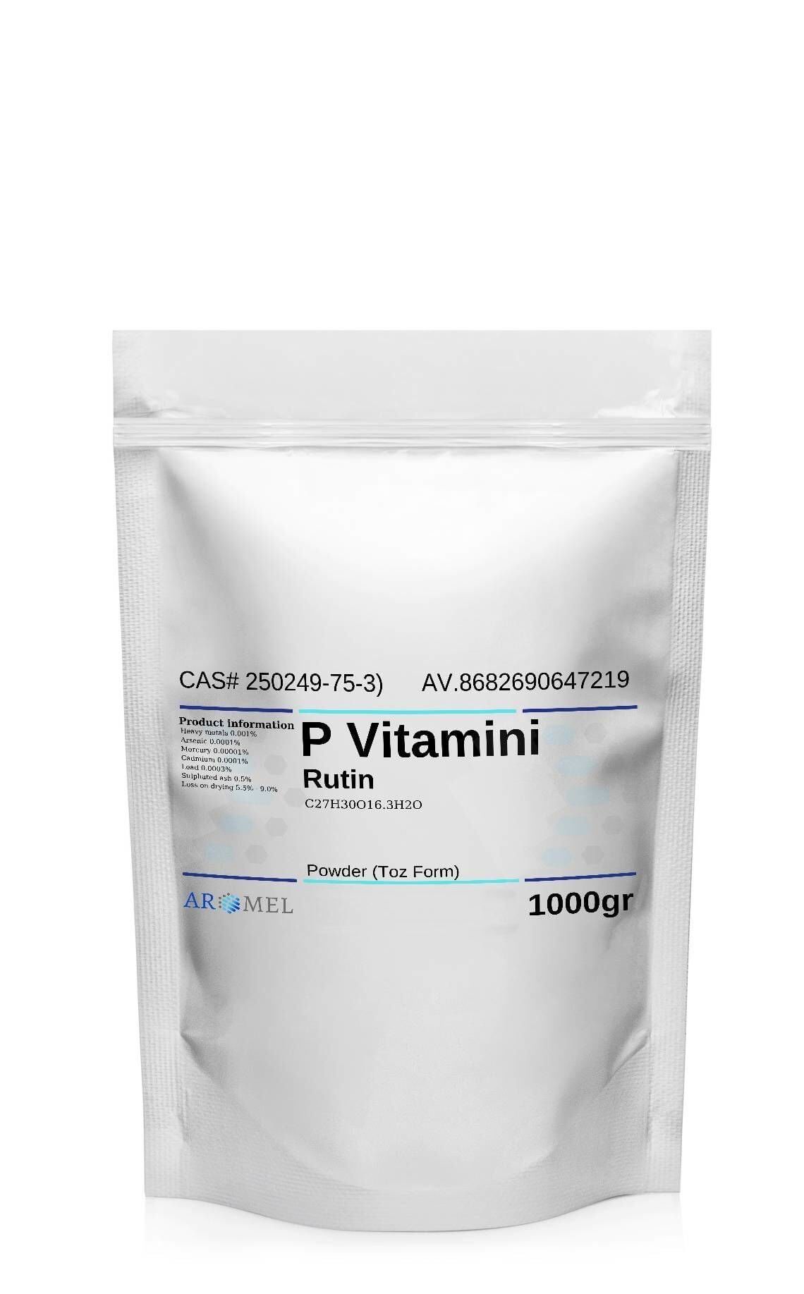 Aromel P Vitamini Rutin | 1 Kg | RUTINE Vitamin P