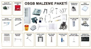 Revir Seti Lüx Pk. | Revir Odası Medikal Malzemeleri Paketi | işyeri Doktor Odası Seti